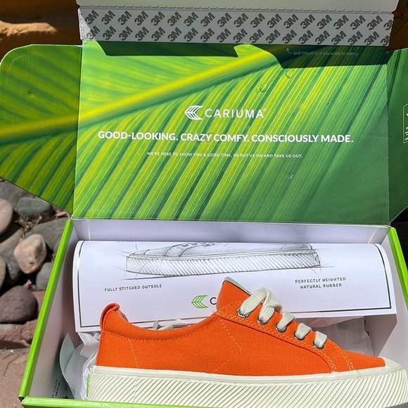 COPY - Cariuma OCA Low Canvas Orange Exuberance - Picture 1 of 5